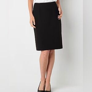White House Black Market Classic Black Pencil Skirt
